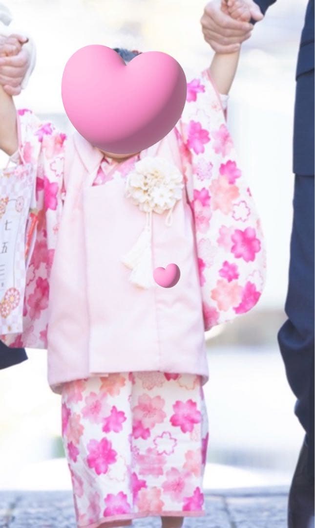 moco moco powan もこもこぽわん　七五三　着物　被布コート 3歳