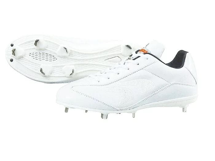 久保田スラッガー 野球スパイク 25.0cm D-007W 白スパイク ホワイト