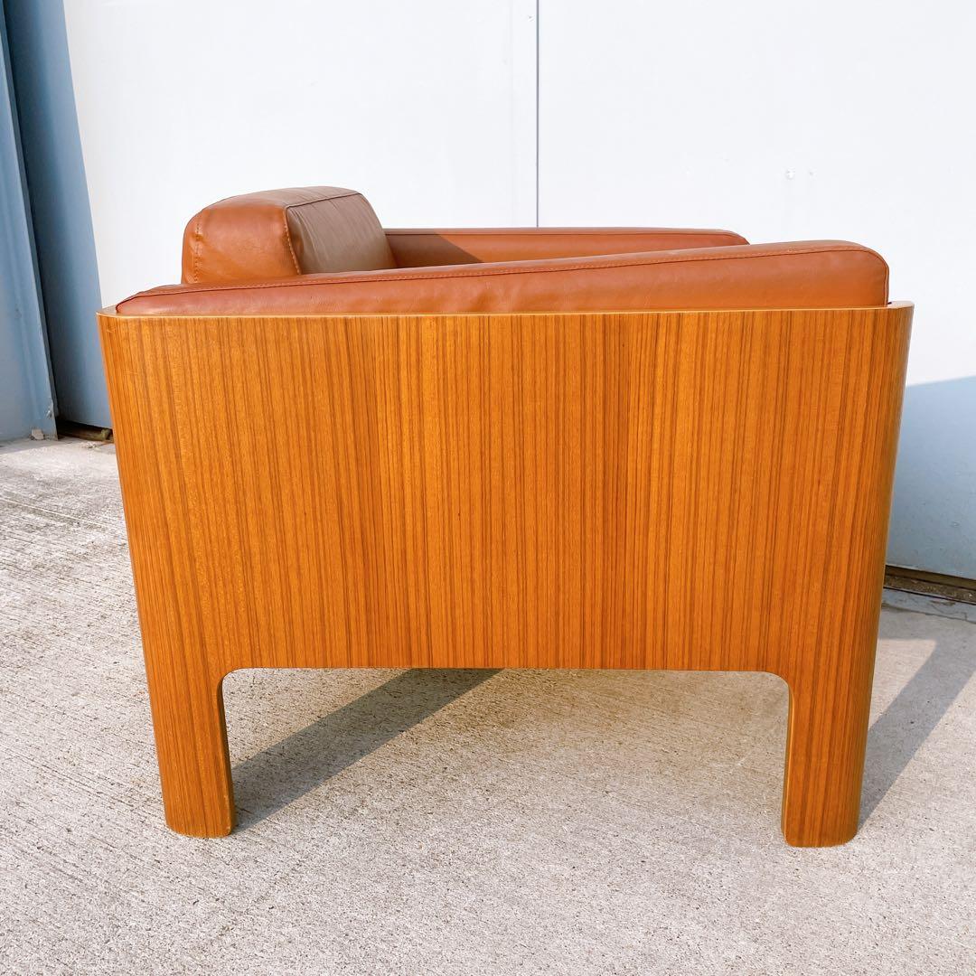 天童木工Haco チェア③ ソファ 1人掛け 本革 レザー 椅子 アームチェア