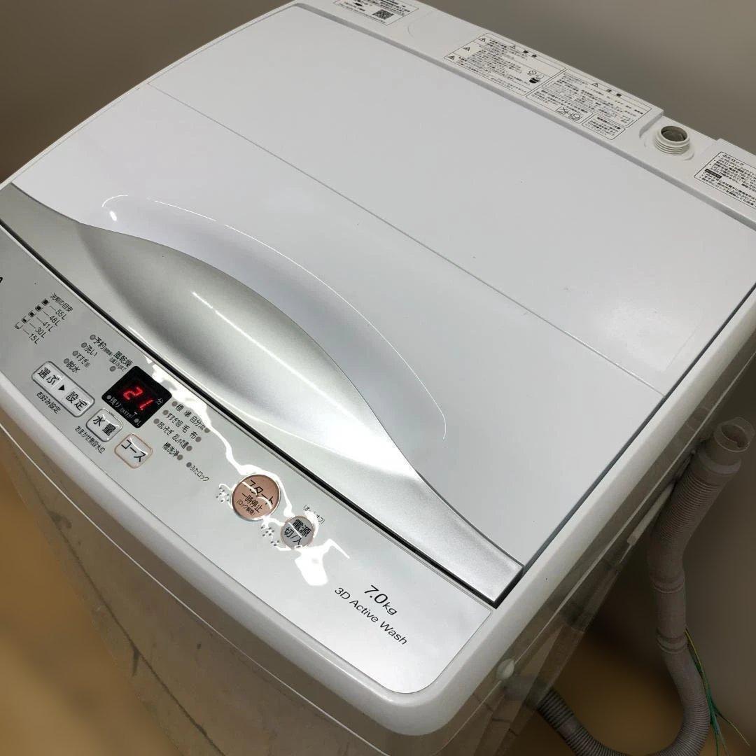 【送料無料】アクア 2022年　洗濯機 AQW-H74 AQUA　88233-1
