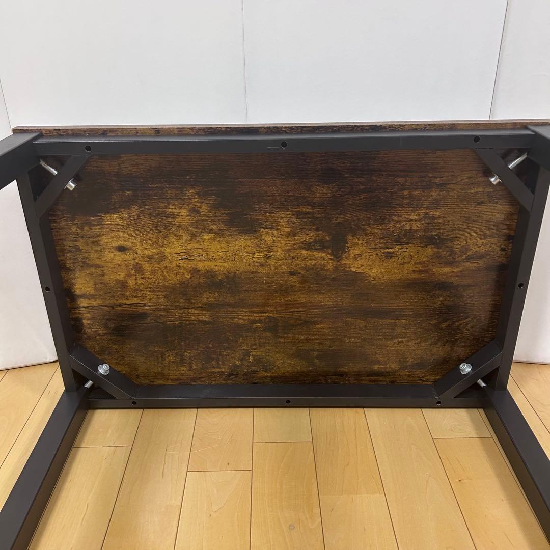 ヴィンテージデスク　アイアンレッグ　幅80 アンティーク調　テーブル　ダイニング