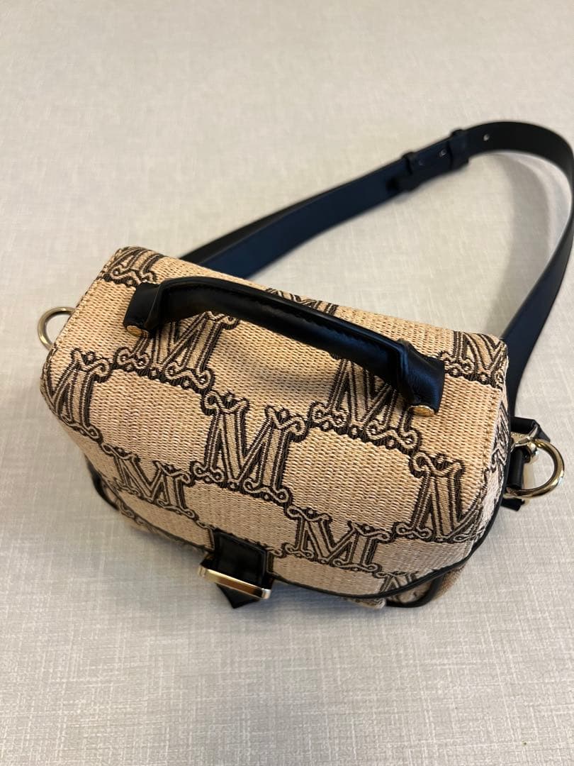 新品未使用 Max Mara マックスマーラ カゴバッグ クロスボディバッグ