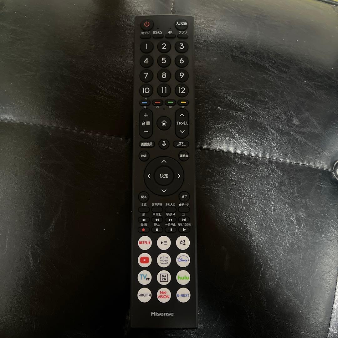 一度使用のみ　ハイセンス 65V型 65E60N 4K 2025年製