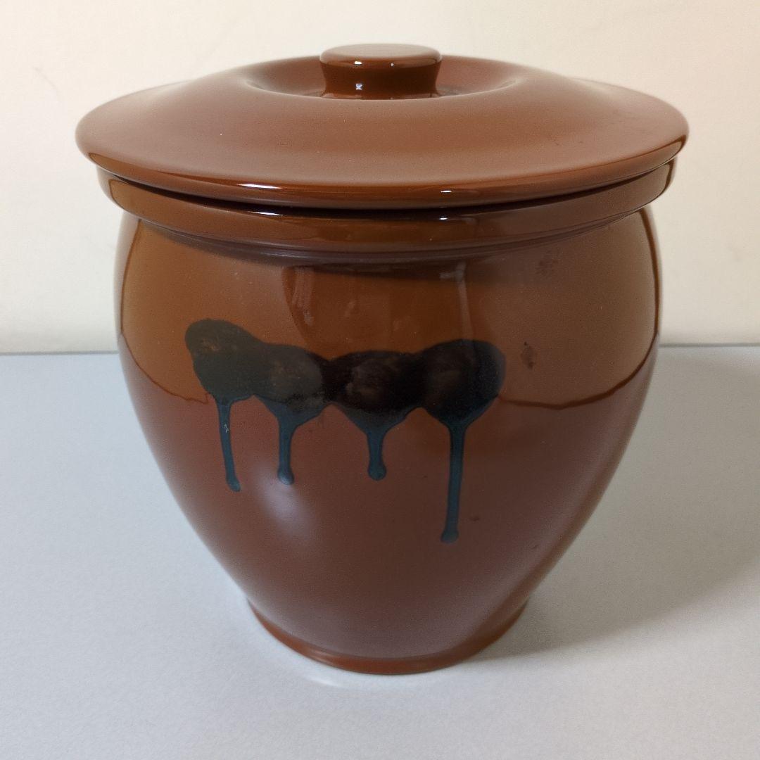 久松 かめ丸壺蓋付 ５・３・１号 ３個セット 漬物容器 梅干甕 味噌壺 常滑焼