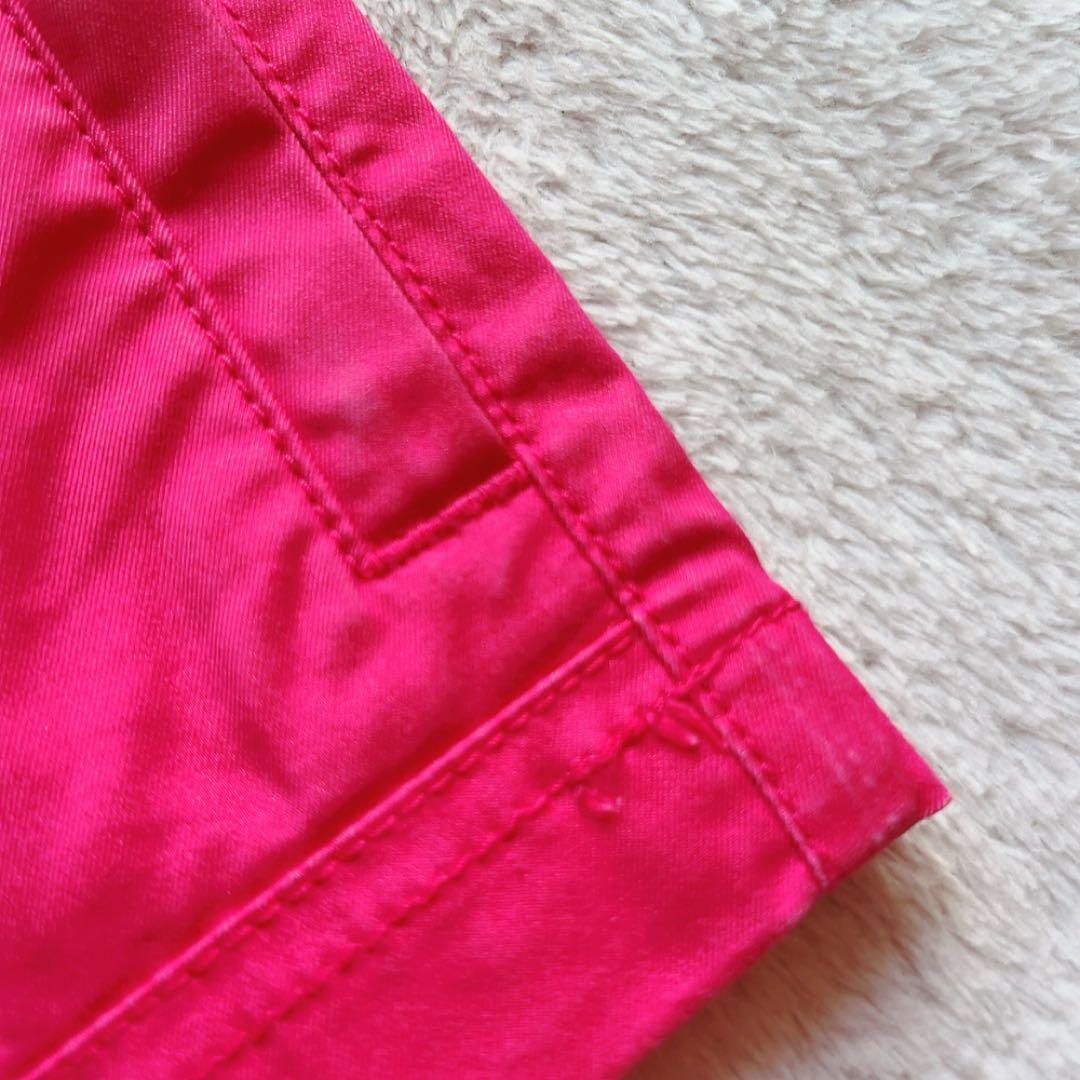 美品　近年　パーリーゲイツ　セットアップ　ニコ　スマイル　スカート ピンク