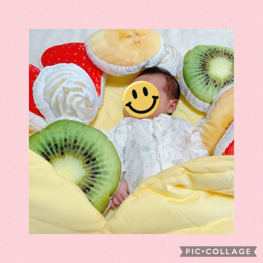 おくるみクレープ (フルーツ増し増しセット）写真撮影 マンスリーフォト 100日