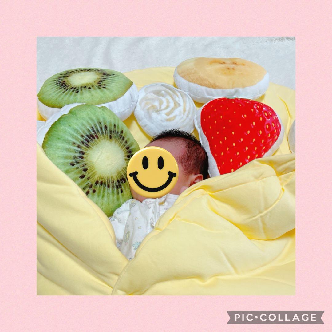 おくるみクレープ (フルーツ増し増しセット）写真撮影 マンスリーフォト 100日