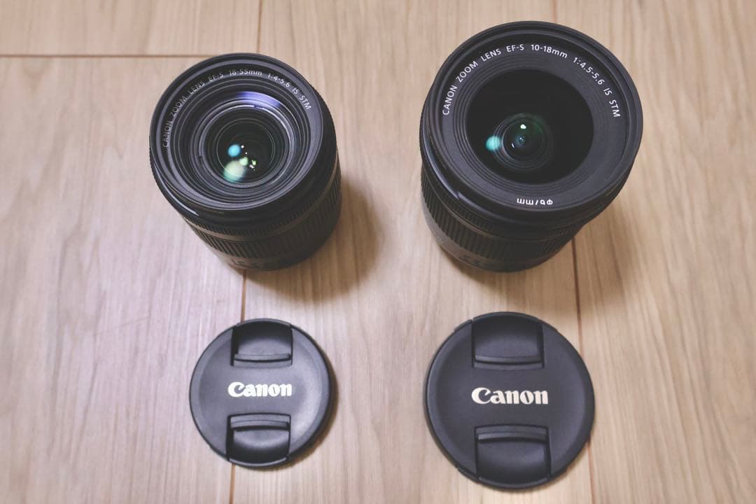 【美品】Canon EOS Kiss X9 標準＋広角レンズキット SDカード付