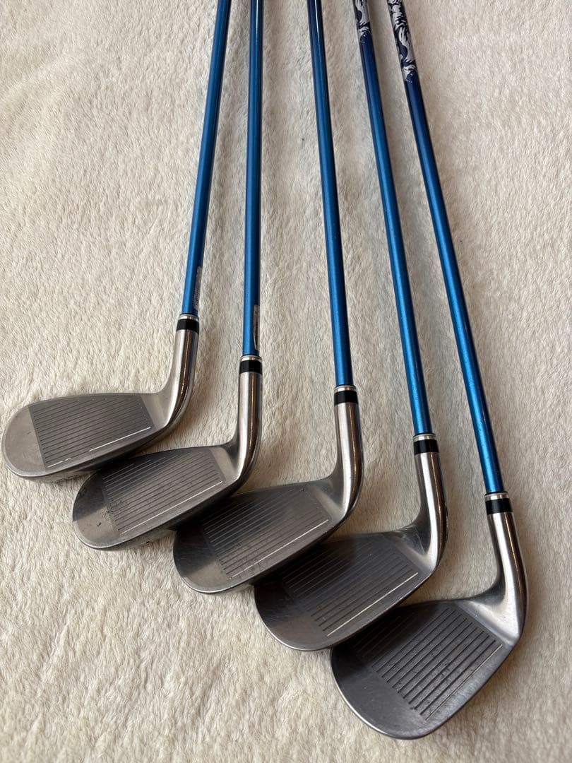 大人気！ゼクシオレディース10 5本セット　ブルー　Lシャフト　アイアン