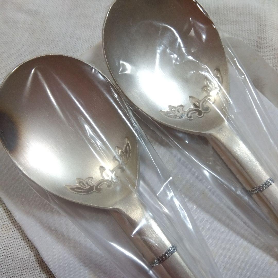 銀製　韓国スプーン　カトラリー