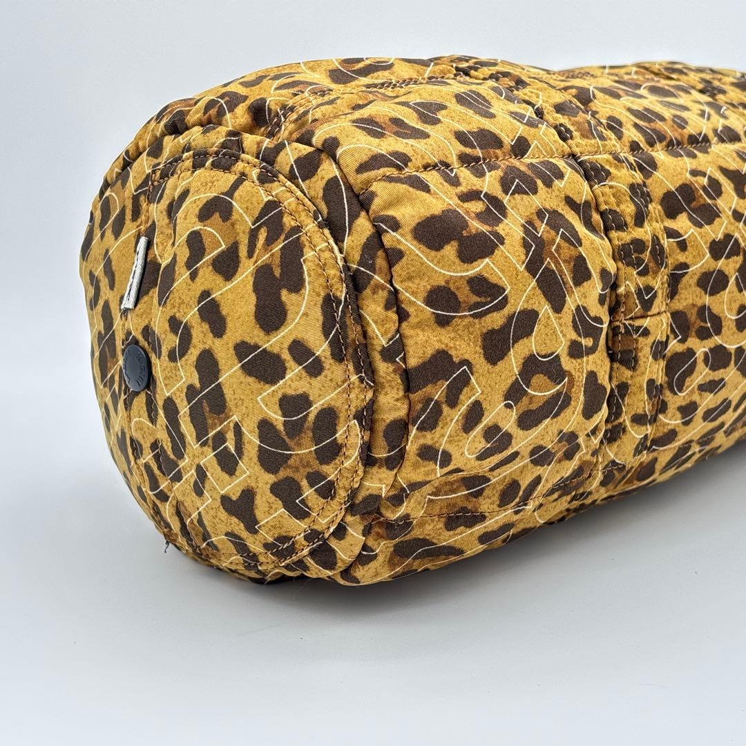 【希少・美品】PORTER×X-girl ドラムバッグ レオパード 肩掛け 豹柄