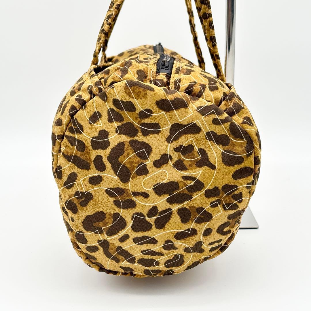 【希少・美品】PORTER×X-girl ドラムバッグ レオパード 肩掛け 豹柄