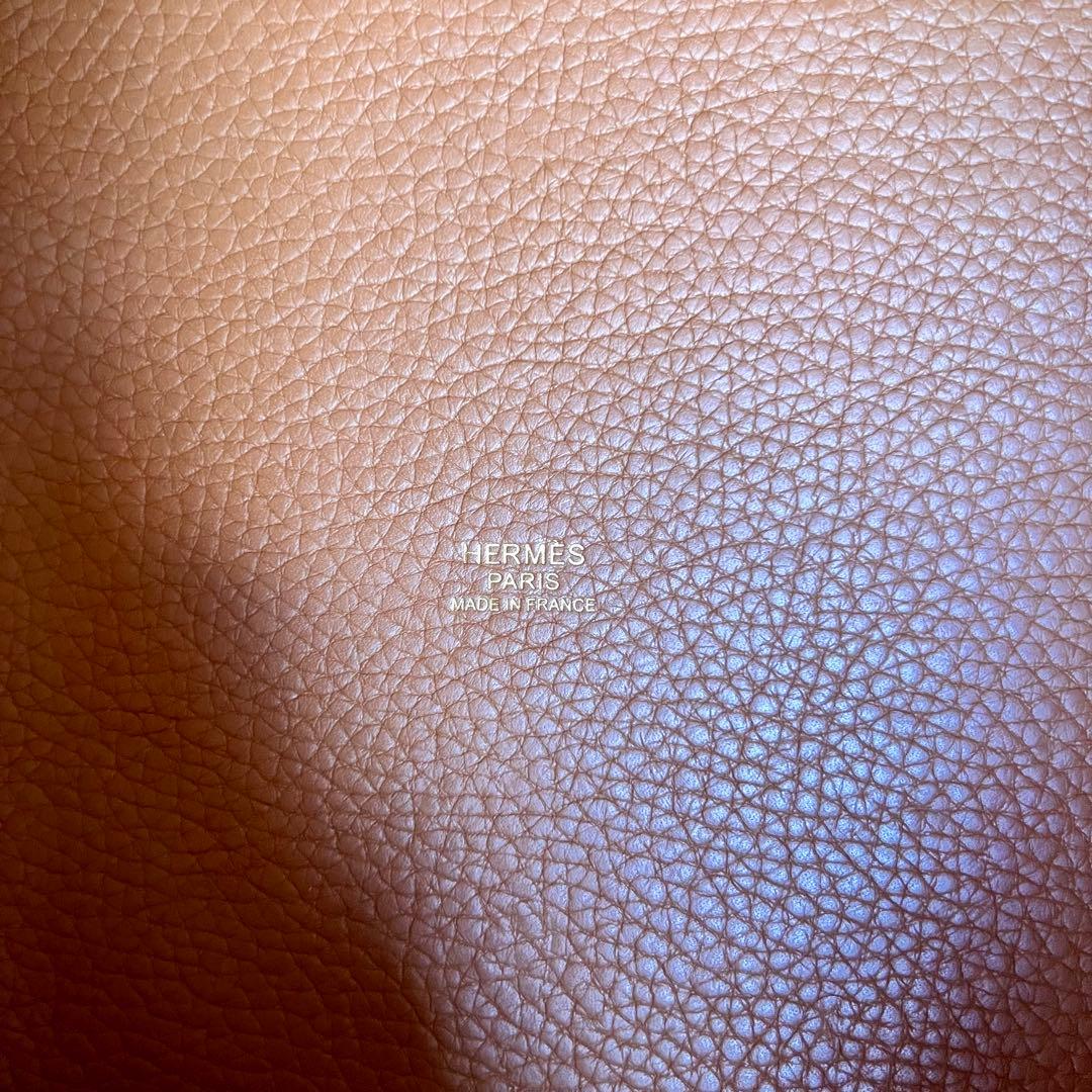 のあ！HERMES エルメス　ピコタンロック　MM ブラウン　C刻印