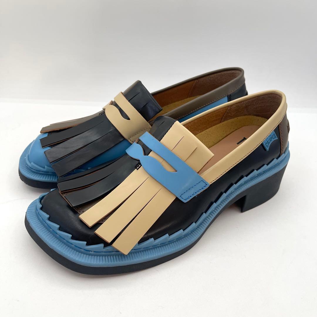 260102 美品！カンペール　ツインズ　テイラー　タッセルローファー　24cm