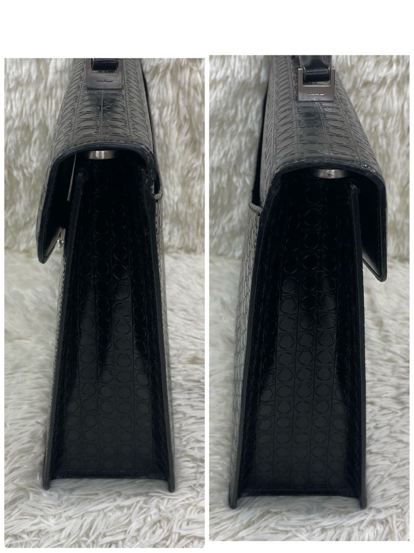 専用‼️Salvatore Ferragaブリーフケース　ガンチーノ柄　ダイヤル式