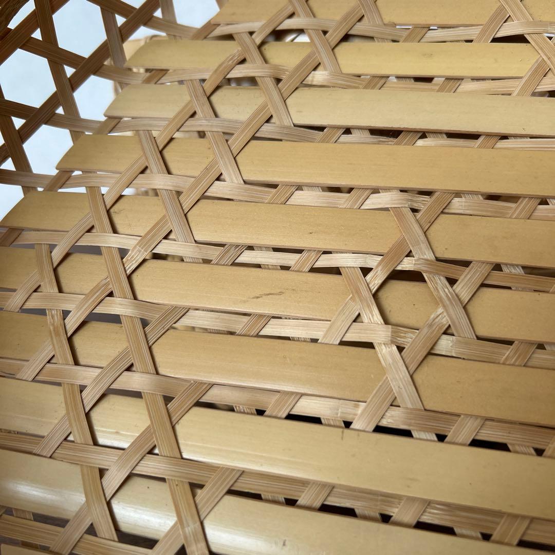 ４点　竹籠　カゴ　六つ目　御膳　水切りカゴ　竹ザル