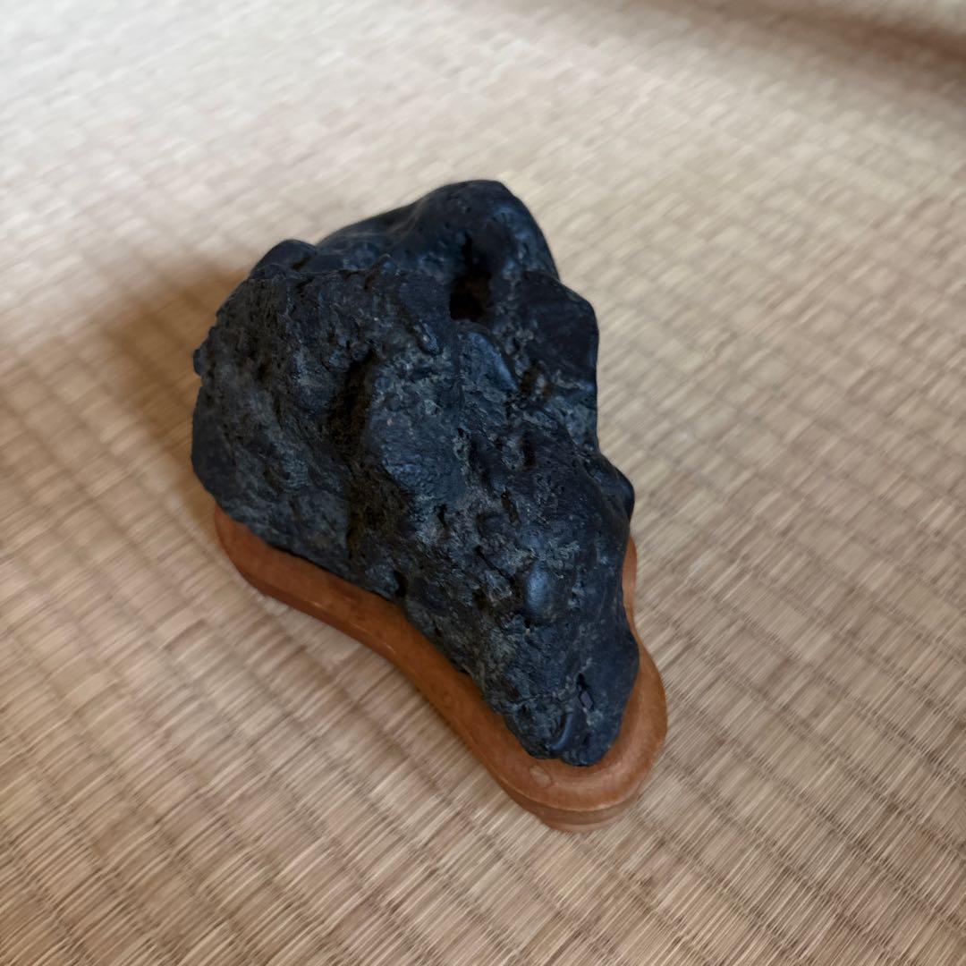 千軒石　木製台座付き