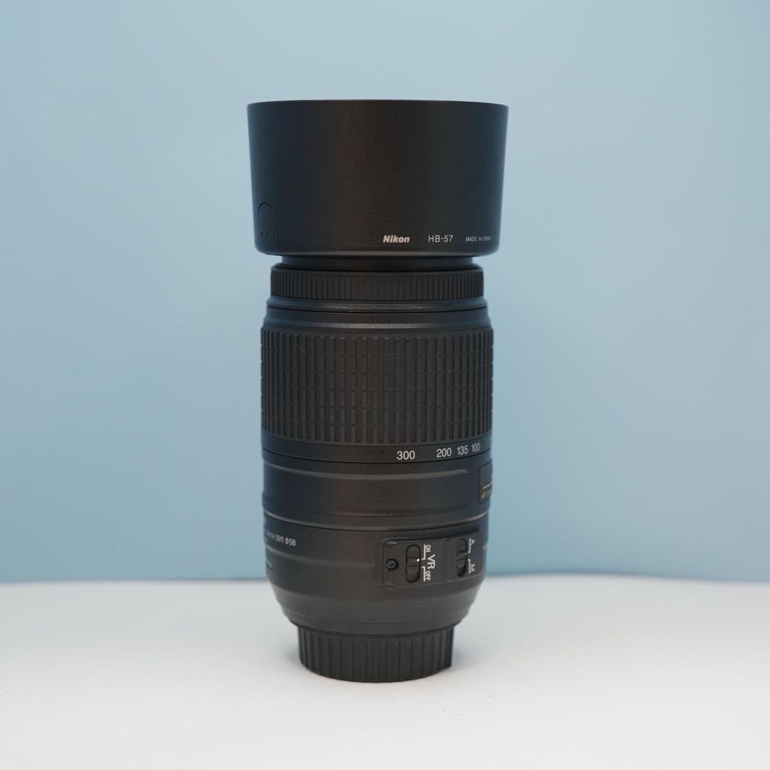 Nikon純正 55-300mm 望遠レンズ 極美品 a3773