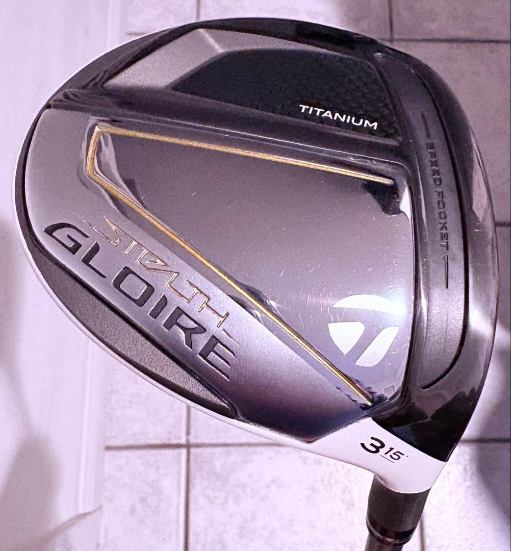 美品テーラーメイドステルスグローレ3番フェアウェイウッドSR