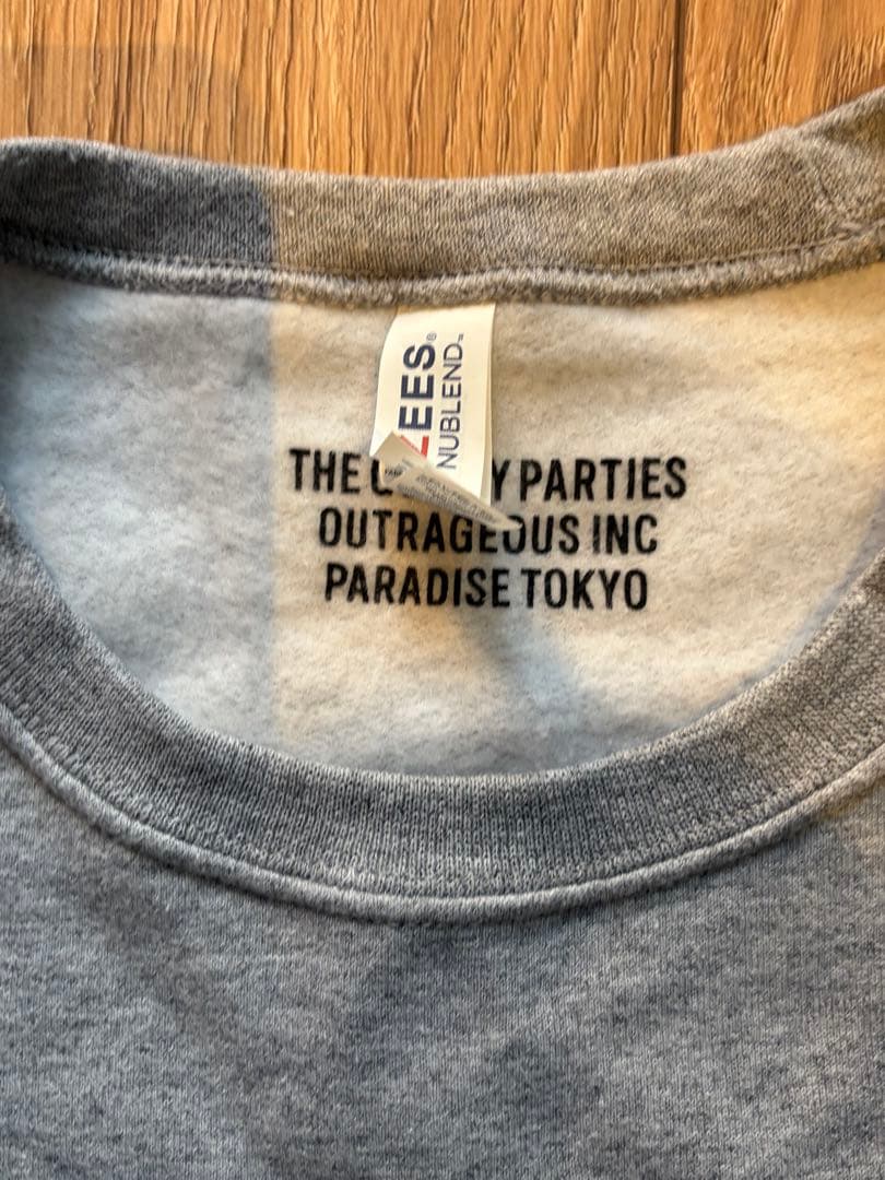 トップス WACKOMARIA CREW NECK SWEAT SHIRT (GRAY)