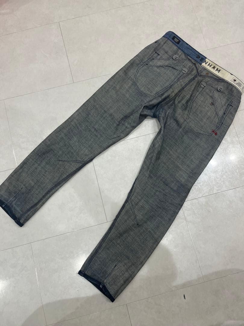 DENHAM クロスバッグ MIJLTV デニム W31 濃紺 限定品 410着