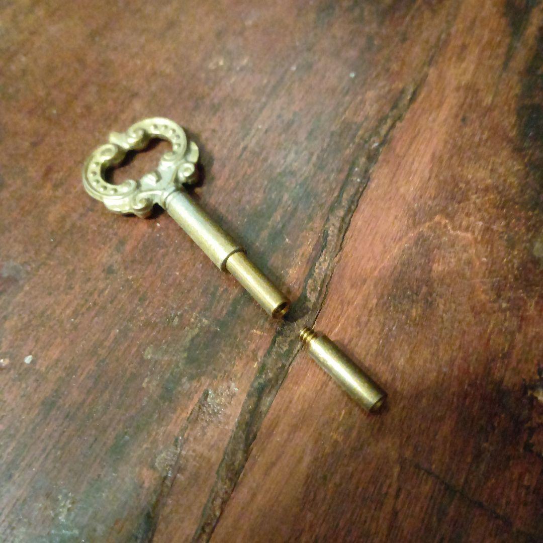 希少アメリカ製アンティーク キー4本セット☆馬ブラス鍵　真鍮