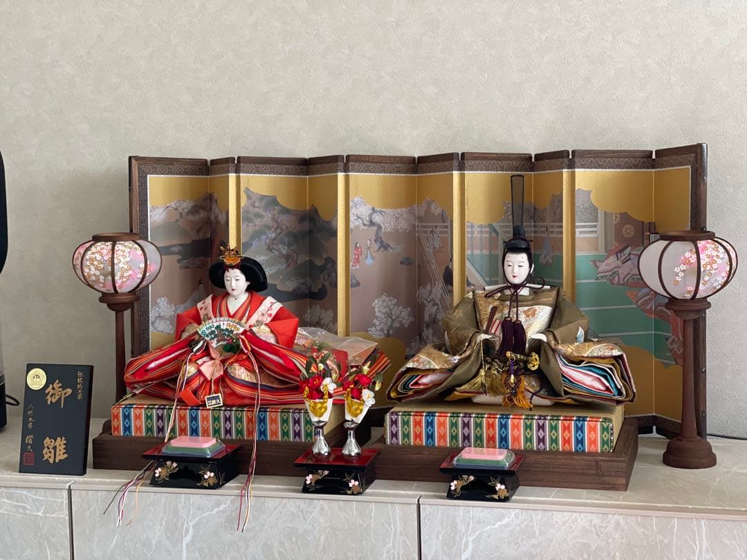 京雛 雛人形 お雛様 伝統的なひな人形セット ひな人形　収納ケース 桐箱 収納
