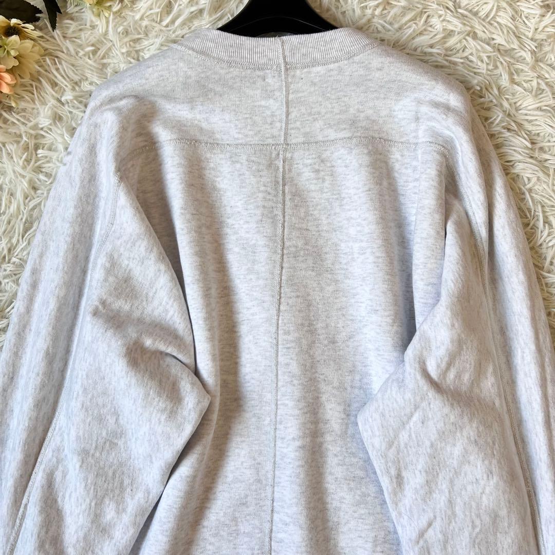 BLAMINK ブラミンク 吊 裏毛 ロゴ ロング スリーブ スウェット グレー