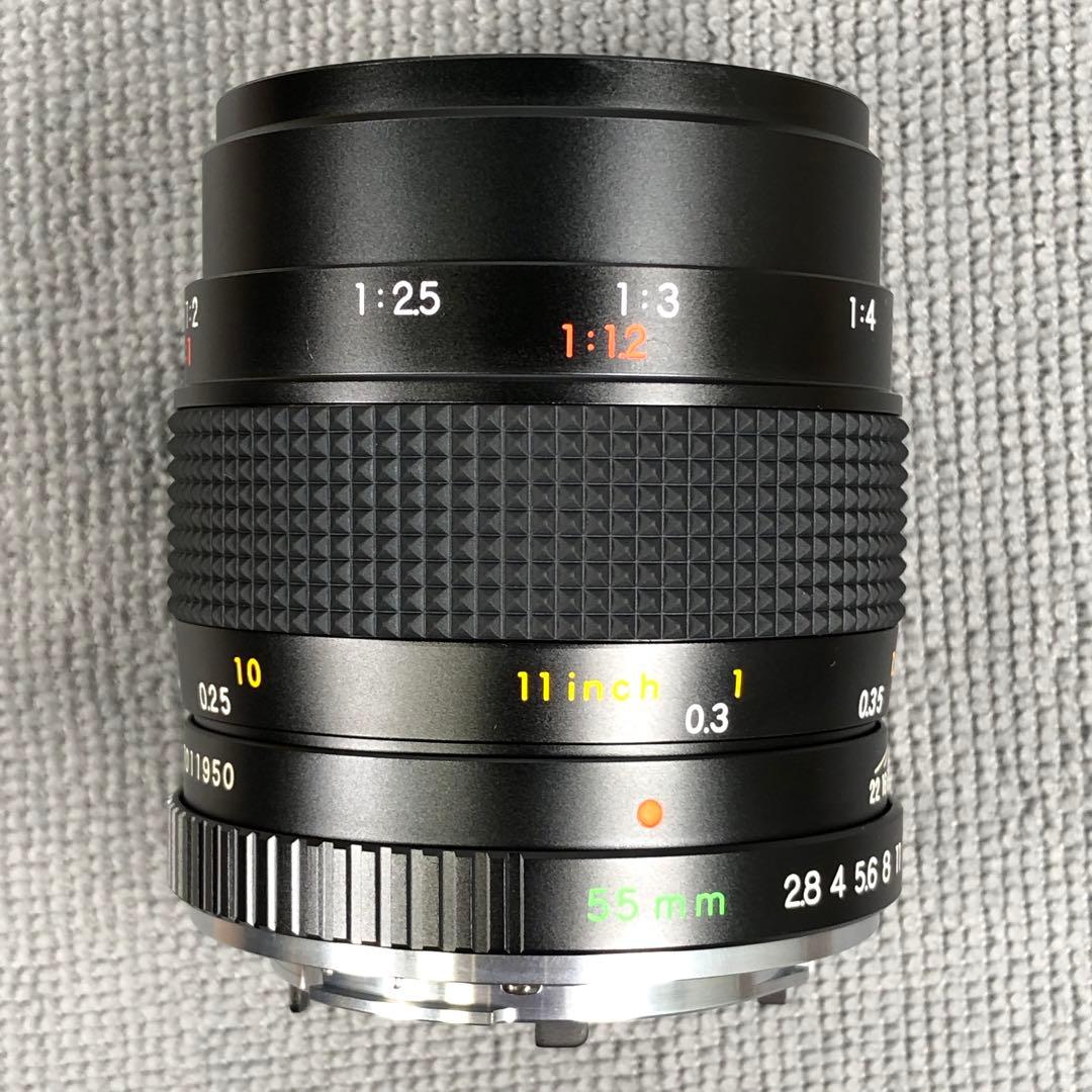 美品 YASHICA レンズ ML MACRO 55mm 1:2.8