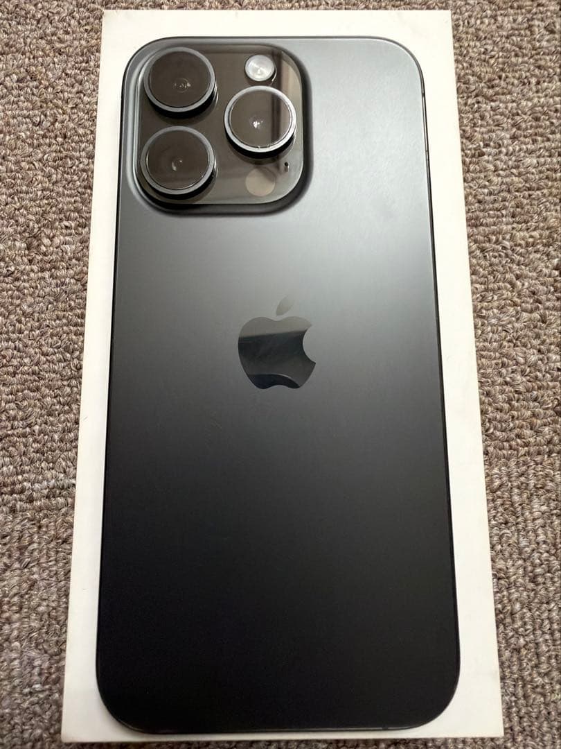 スマートフォン本体 Apple iPhone 15 Pro 128GB Titanium Black