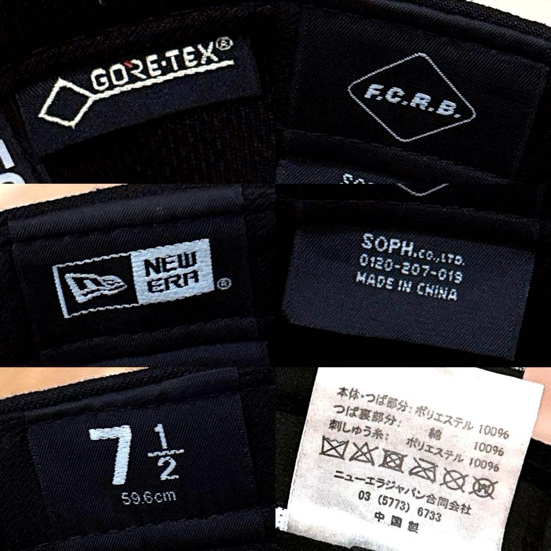 激レア【ニューエラ×エフシーレアルブリストル】コラボ ゴアテックス キャップ 黒