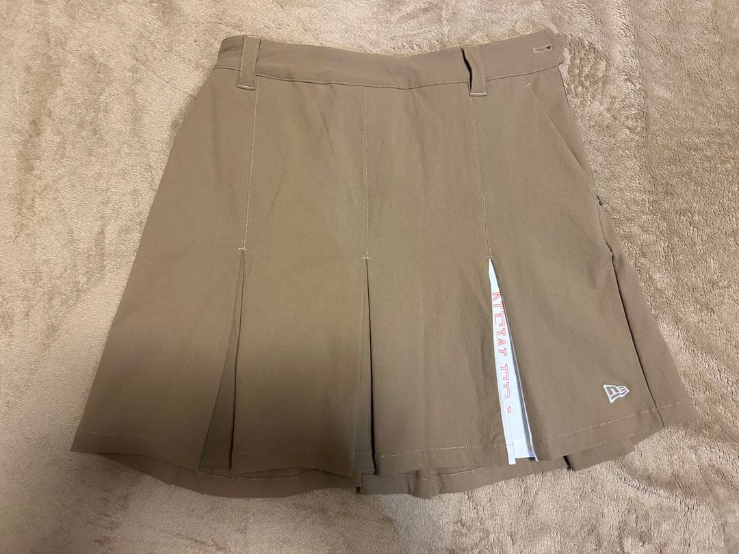 NEW ERA ゴルフ　プリーツ　スカート ベージュ　M