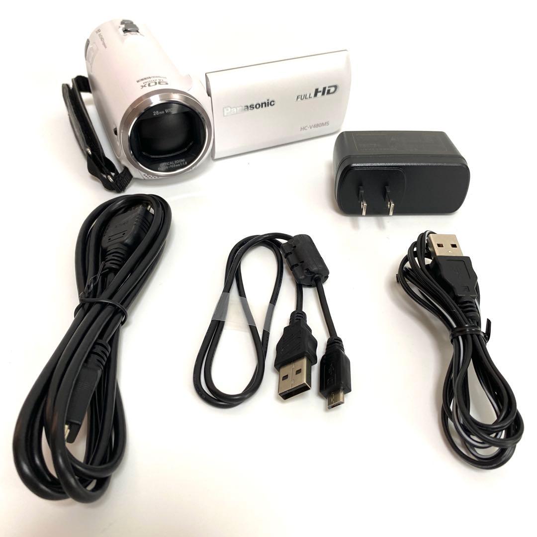 【美品】Panasonic パナソニック HC-V480MS ビデオカメラ