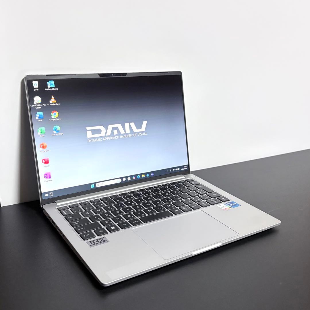 マウスDAIV 4P/11世代i7-1165G7/32GB/新品1TB SSD