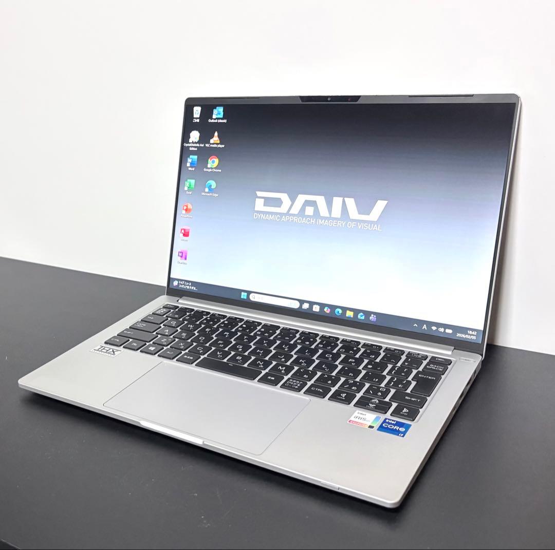 マウスDAIV 4P/11世代i7-1165G7/32GB/新品1TB SSD