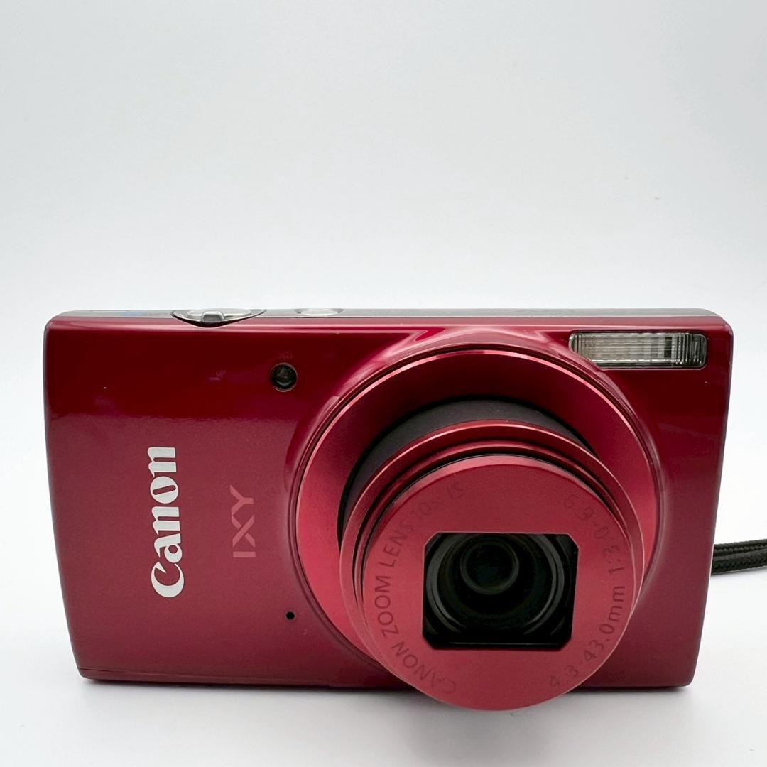 【完動品】Canon IXY 190 コンデジ レッド 動作確認済