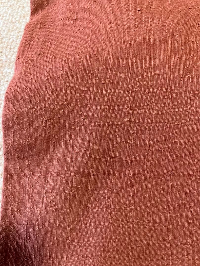 ③ 浦野理一　経節紬　名古屋帯　訳あり　汚れあり