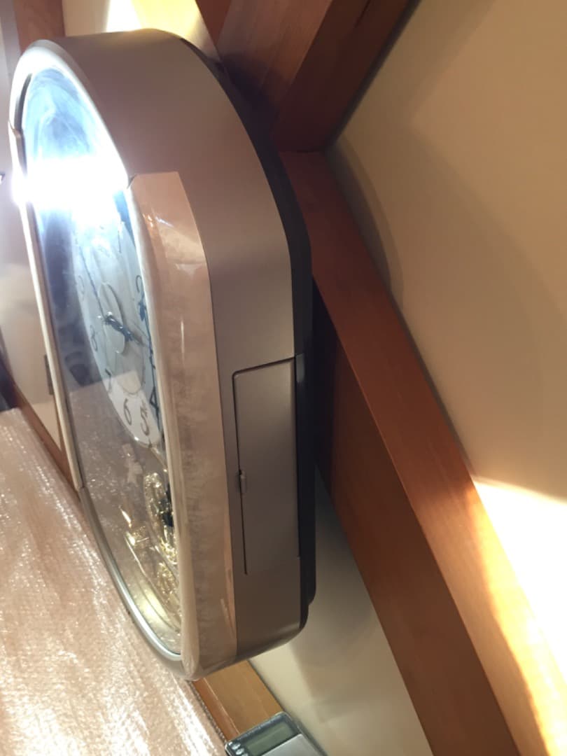 ○[超美品] セイコー ウェーブシンフォニー 電波からくり掛け時計 RE567G