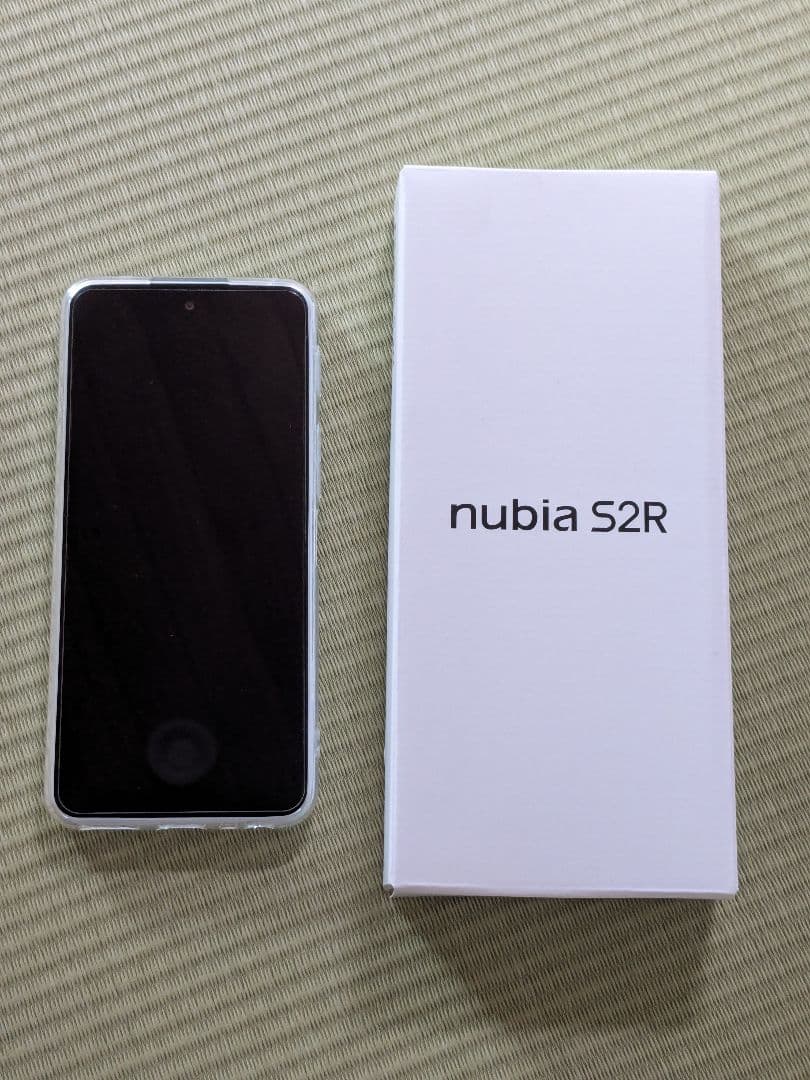 Nubia S2R ホワイト スマートフォン ケースフィルム付き
