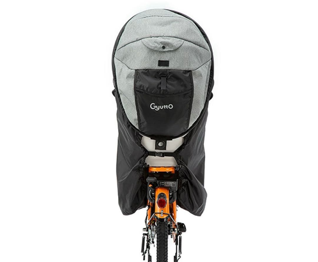 パナソニック　チャイルドシート　後用レインカバー NAR181 グレー×ブラック