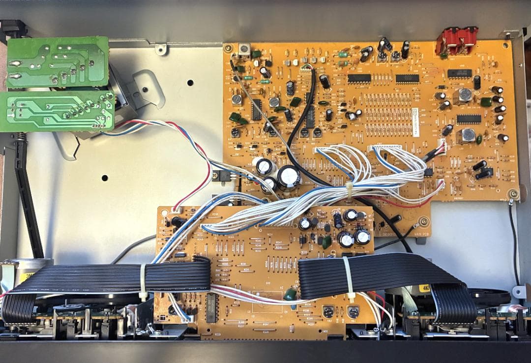 【動作OK！！】　ダブルカセットデッキ　TEAC　ティアック　W-790R　④