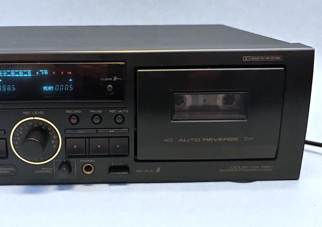 【動作OK！！】　ダブルカセットデッキ　TEAC　ティアック　W-790R　④