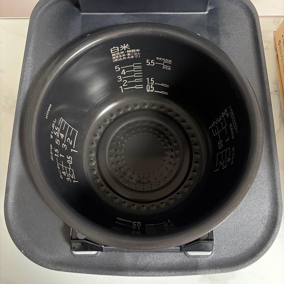 新品 日立 HITACHI 炊飯器 RZ-V100GM フロストブラック