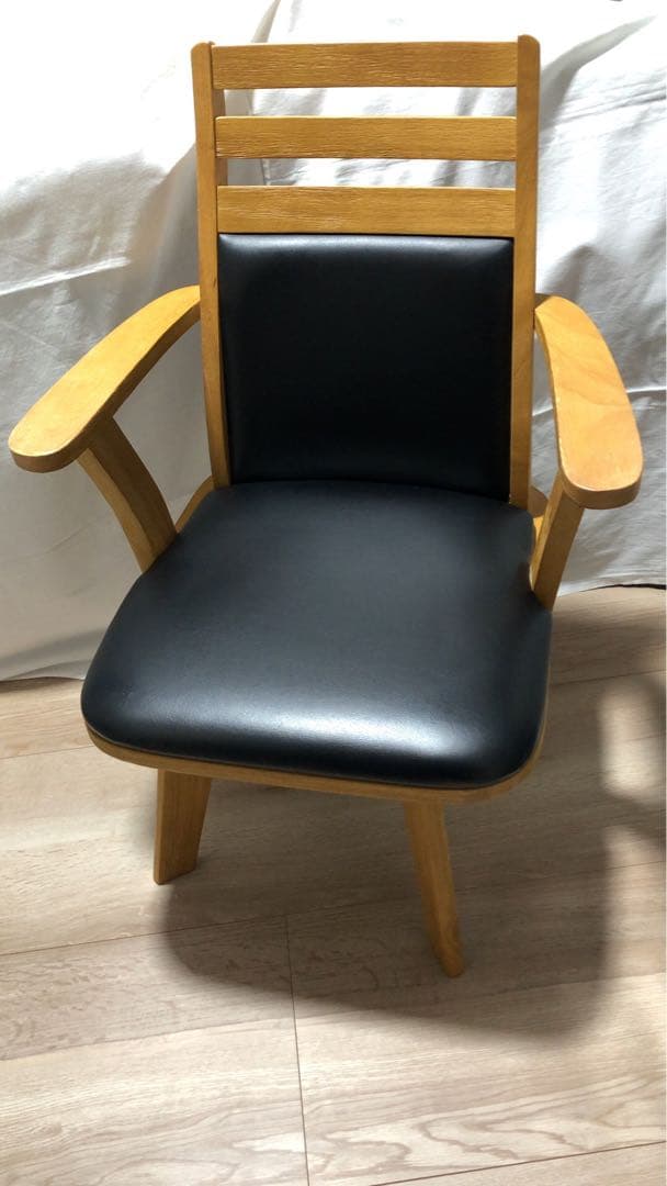 タマリビング 回転ダイニングチェア 360度回転椅子 肘置き付