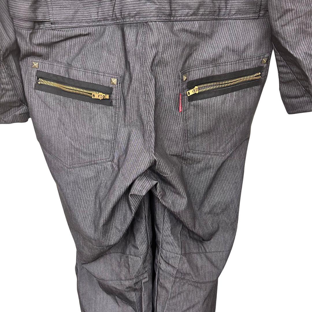 【新品】kissmarkキスマーク スノーウェア デニム つなぎオーバーオール