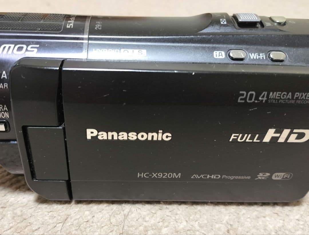 Panasonic HC-X920M ビデオカメラ バッテリーパック付き