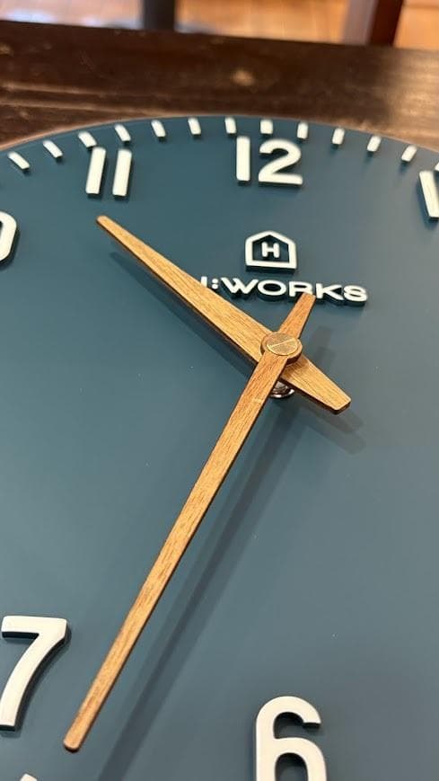 ウォールクロック 掛時計 ナチュラル 北欧 シンプル Ekoluエコル ネイビー