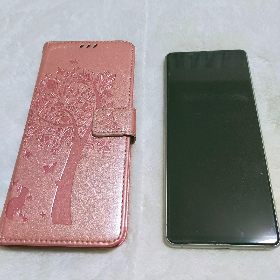 Xperia1Ⅱ SOG01 128GB ホワイト スマホ アンドロイド 携帯白