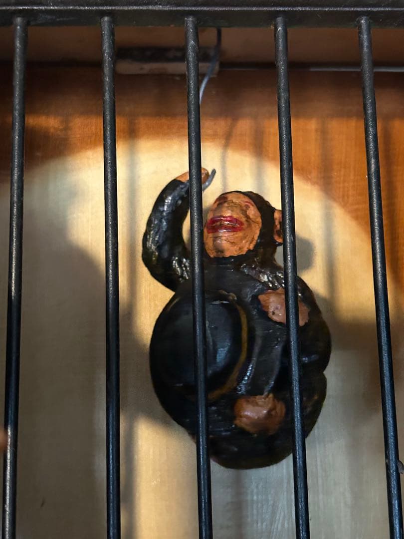 ローレル&ハーディ⭐︎モンキーマントルピース置き時計　アンティーク