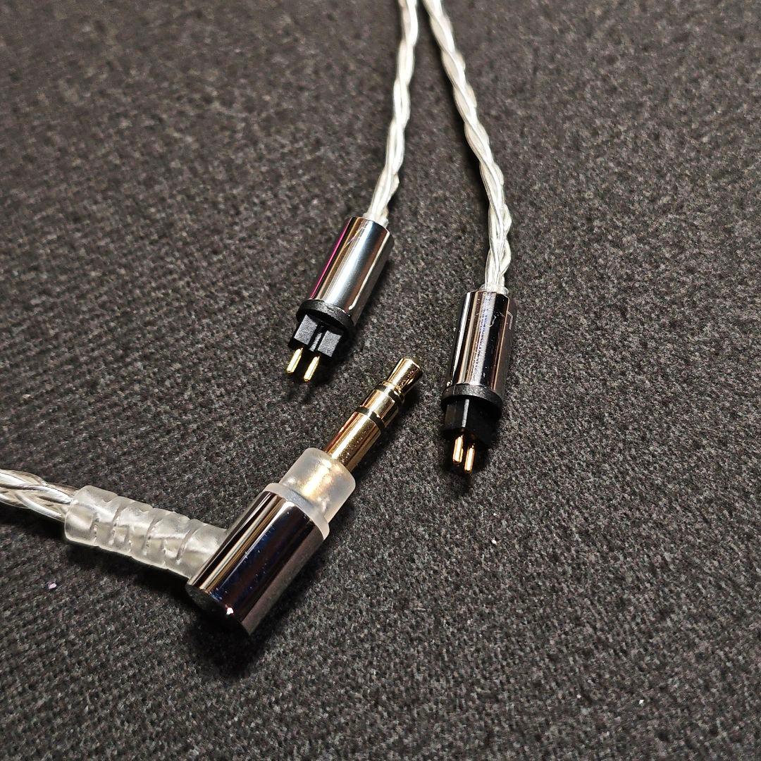 final ソフトシルバーコートケーブル / 2pin 3.5mm